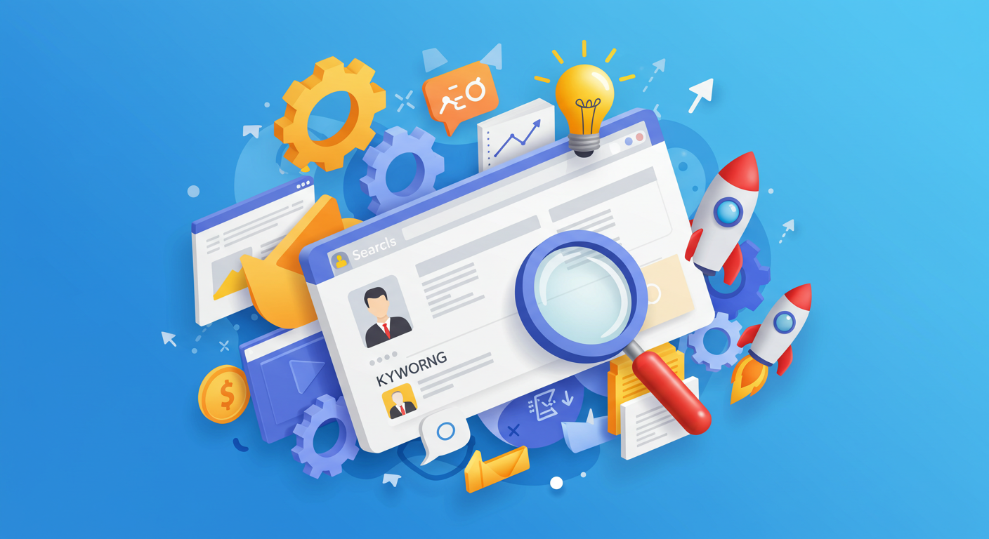 Equipe analisando dados de SEO